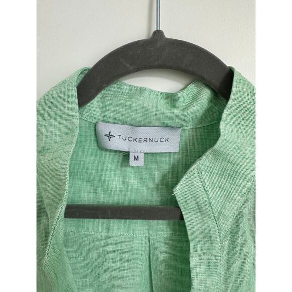 🌿 Tuckernuck Surrey Shift Dress – Mint Green Linen | Size M | NWOT 🌿 - Picture 4 of 4